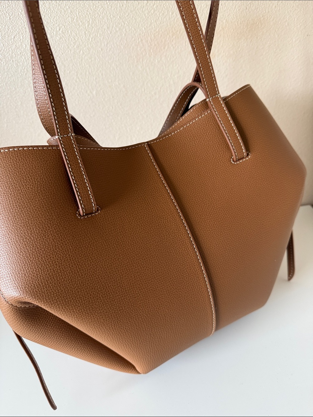 Polene Textured Camel Cyme Mini - Picture 6 of 9